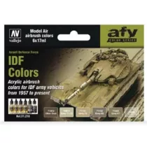 Vallejo - Model Air / 6 colors set - IDF Colors-71210
