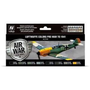 Vallejo - Model Air / Luftwaffe / 8 colors set - PreWar to 1941-71165