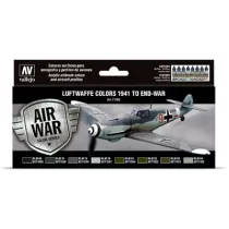 Vallejo - Model Air / Luftwaffe / 8 colors set - Colors 1941 to EndWar-71166