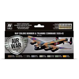 Vallejo - Model Air / RAF / 8 colors set - Bomber Air Command & Training Air Command 1939-1945-71145