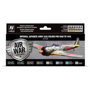 Vallejo - Model Air / IJA / 8 colors set - Imperial Japanese Army (IJA) Colors PreWar to 1945-71152