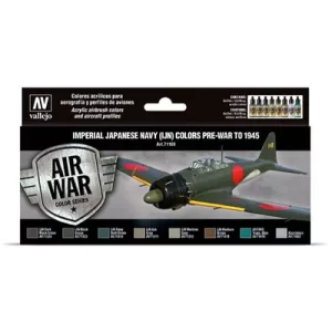 Vallejo - Model Air / IJN / 8 colors set - Imperial Japanese Navy (IJN) Colors PreWar to 1945-71169