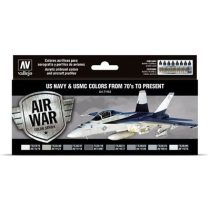 Vallejo - Model Air / USN / 8 colors set - US Navy & USMC Colors from 70's to present-71155