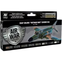 Vallejo - Model Air / USAF / 8 colors set - USAF Colors Vietnam War Scheme Sea-71204