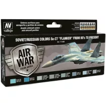 Vallejo - Model Air / Soviet / 8 colors set - Su27 "Flanker" from 80's to present-71602