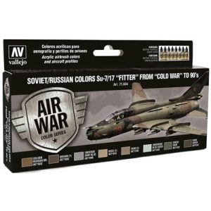 Vallejo - Model Air / Soviet / 8 colors set - Su7/17 "Fitter" from "Cold War" to 80's-71604