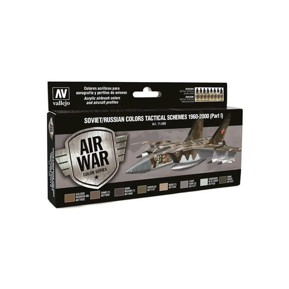 Vallejo - Model Air / Soviet / 8 colors set - Tactical Schemes 19602000 (Part I)-71609