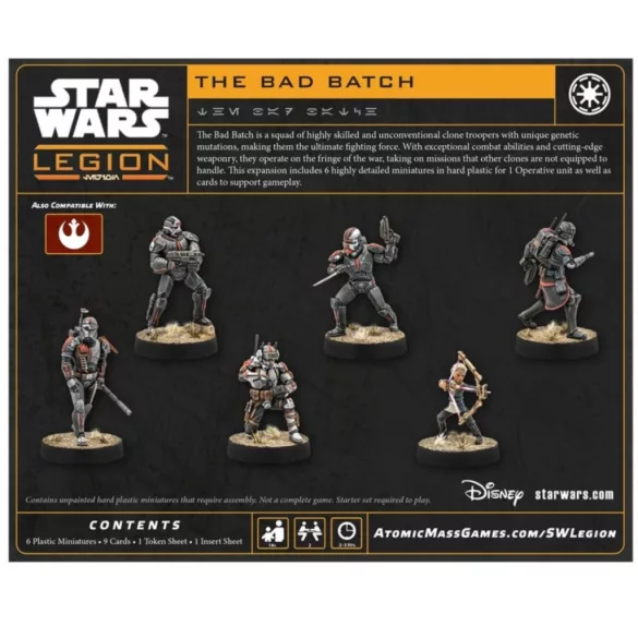 Star Wars: Legion - Bad Batch - EN/DE/SP/FR-SWQ90
