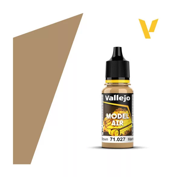 Vallejo Model Air / Color - Light Brown hobbi festék