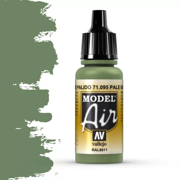Vallejo Model Air / Color - Pale Green festék minikhez és makettekhez