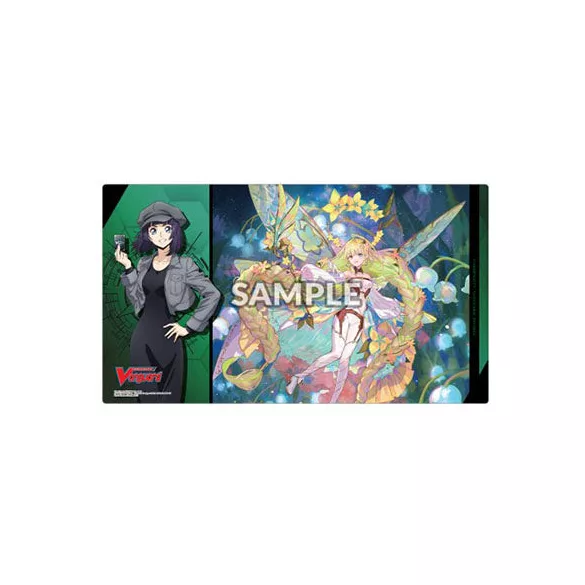 Bushiroad Playmat Vol. 12 CARDFIGHT!! VANGUARD Divinez DELUXE Finals Design A Ruka & Nannaclir-BS-RPM12A