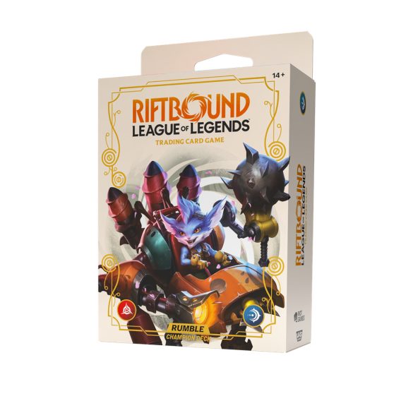 Riftbound: League of Legends TCG - Spiritforged Champion Deck - Rumble Display (4 decks) - EN-RB-02PD01-EN