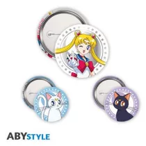 SAILOR MOON - Badge Pack - Sailor Moon, Luna & Artemis-ABYACC576