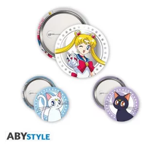 SAILOR MOON - Badge Pack - Sailor Moon, Luna & Artemis-ABYACC576