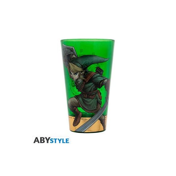 THE LEGEND OF ZELDA - Premium Large Glass - 400ml - Link box-ABYVER311