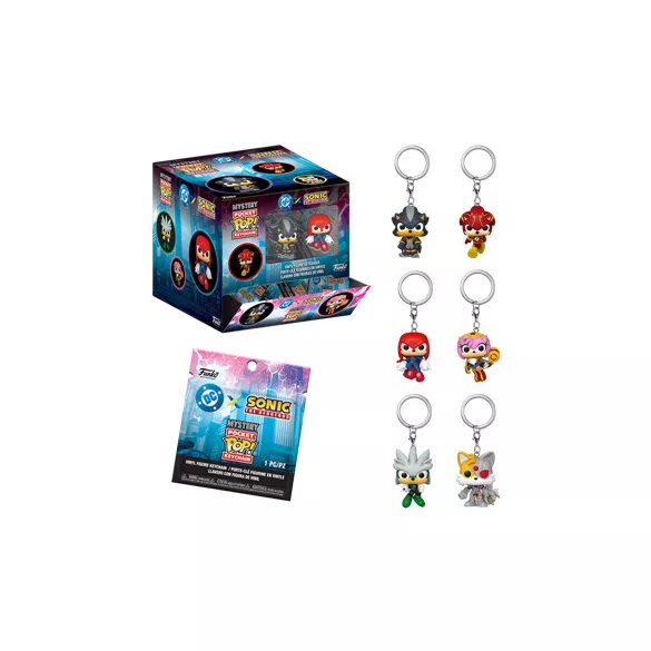 Funko POP! Keychain: JLA&Sonic - 12PC PDQ-FK88912