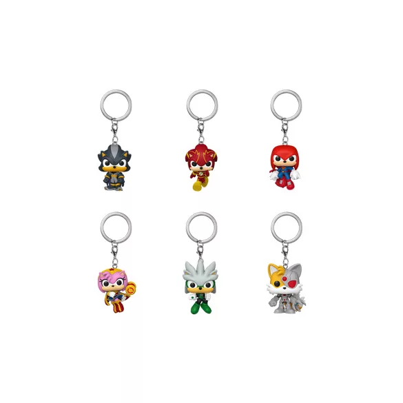 Funko POP! Keychain: JLA&Sonic - 12PC PDQ-FK88912