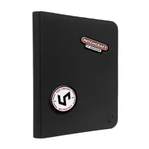 UP - Patchcraft Zippered 9-Pocket PRO-Binder Black-16642