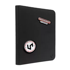 UP - Patchcraft Zippered 9-Pocket PRO-Binder Black-16642