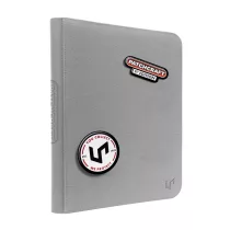 UP - Patchcraft Zippered 9-Pocket PRO-Binder Gray-16643