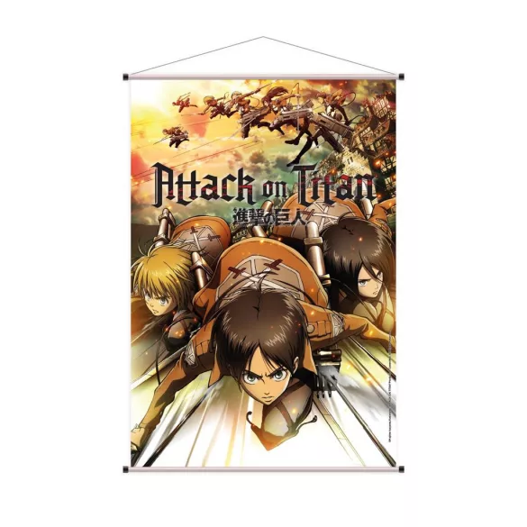 Attack on Titan - Eren, Mikasa & Armin - Wallscroll - 60x90cm-SAK01979