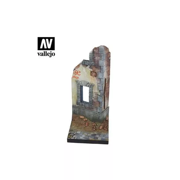 Vallejo - Vallejo Scenics - Ruined Street Corner-SC009