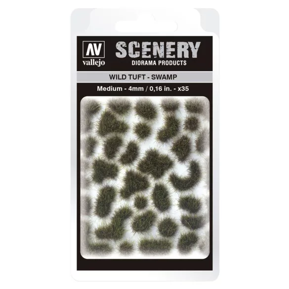 Vallejo - Scenery - Wild Tuft Swamp (4 mm)-SC405