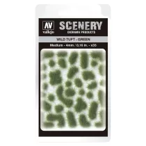 Vallejo - Scenery - Wild Tuft Green (4 mm)-SC406