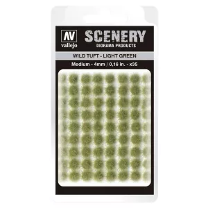 Vallejo - Scenery - Wild Tuft Light Green (4 mm)-SC407