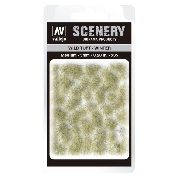 Vallejo - Scenery - Wild Tuft Winter (5 mm)-SC410
