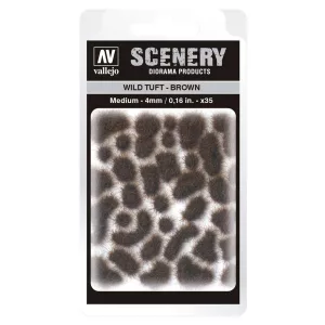 Vallejo - Scenery - Wild Tuft Brown (5 mm)-SC411