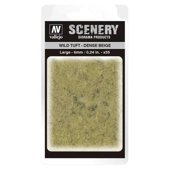 Vallejo - Scenery - Wild Tuft Dense Beige (6 mm)-SC412