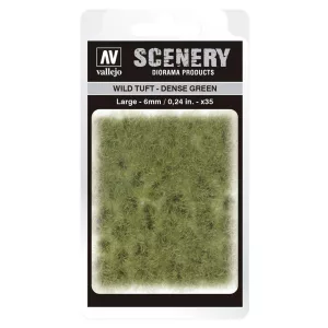 Vallejo - Scenery - Wild Tuft Dense Green (6 mm)-SC413