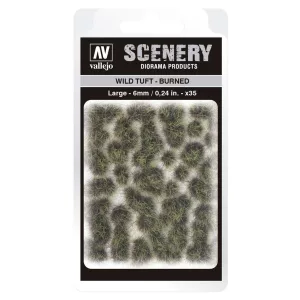 Vallejo - Scenery - Wild Tuft Burned (6 mm)-SC414