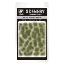 Vallejo - Scenery - Wild Tuft Dry Green (6 mm)-SC415