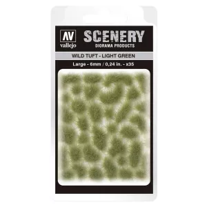 Vallejo - Scenery - Wild Tuft Light Green (6 mm)-SC417