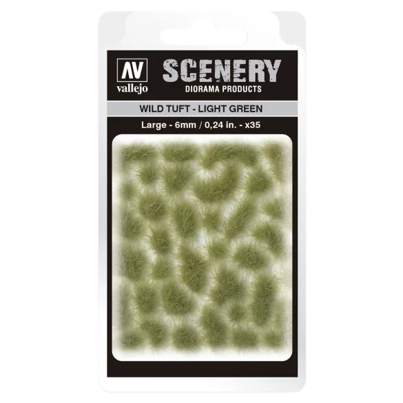 Vallejo - Scenery - Wild Tuft Light Green (6 mm)-SC417