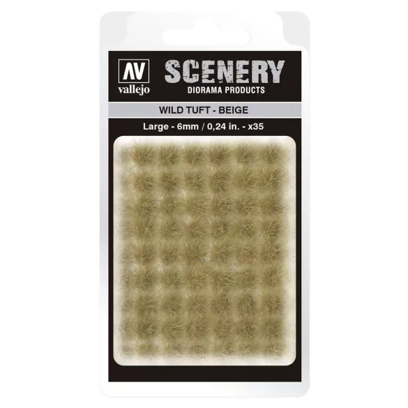 Vallejo - Scenery - Wild Tuft Beige (6 mm)-SC420