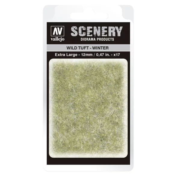 Vallejo - Scenery - Wild Tuft Winter (12 mm)-SC421