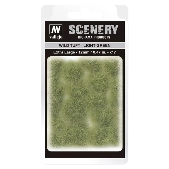 Vallejo - Scenery - Wild Tuft Light Green (12 mm)-SC426
