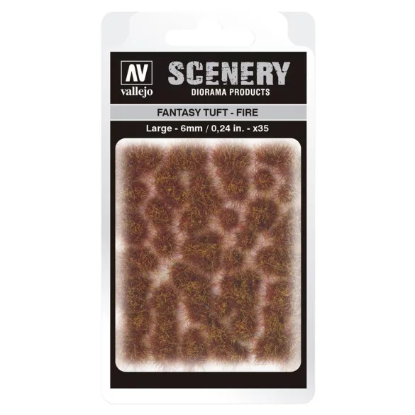 Vallejo - Scenery - Fantasy Tuft Fire (6 mm)-SC431