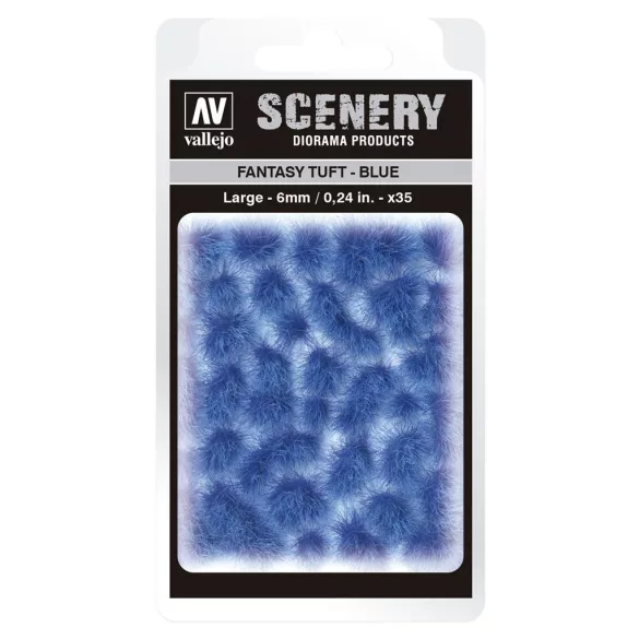 Vallejo - Scenery - Fantasy Tuft Blue (6 mm)-SC434