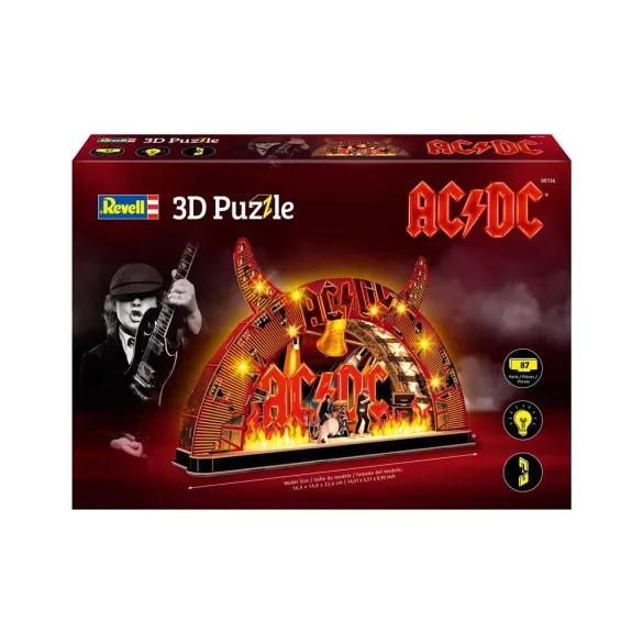 3D LED Band Logo "AC/DC" 3D Puzzle-00156