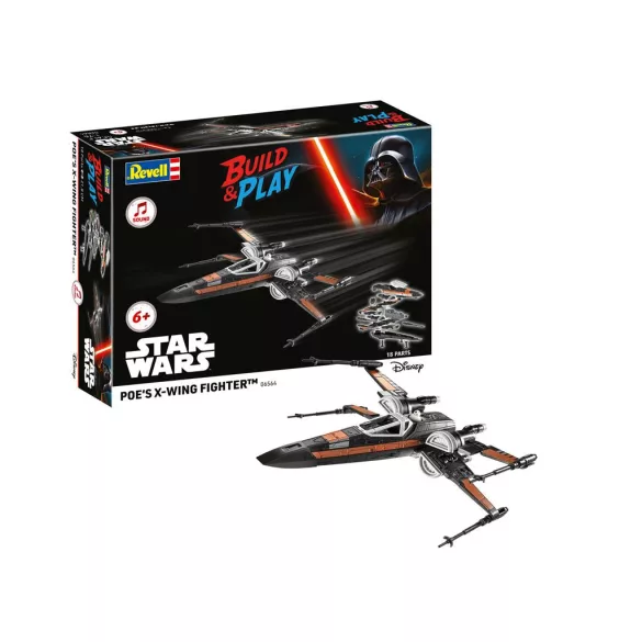 Poe's X-Wing Fighter (w/Sound): Build & Play-06564