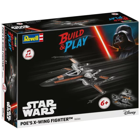 Poe's X-Wing Fighter (w/Sound): Build & Play-06564