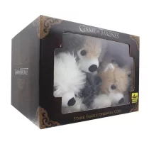 Game of Thrones Exclusive 6-Inch Plush Direwolf Prone Cub 6-Pack-FCE-408136-C