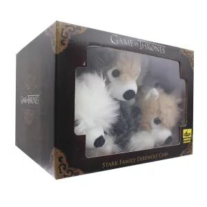 Game of Thrones Exclusive 6-Inch Plush Direwolf Prone Cub 6-Pack-FCE-408136-C