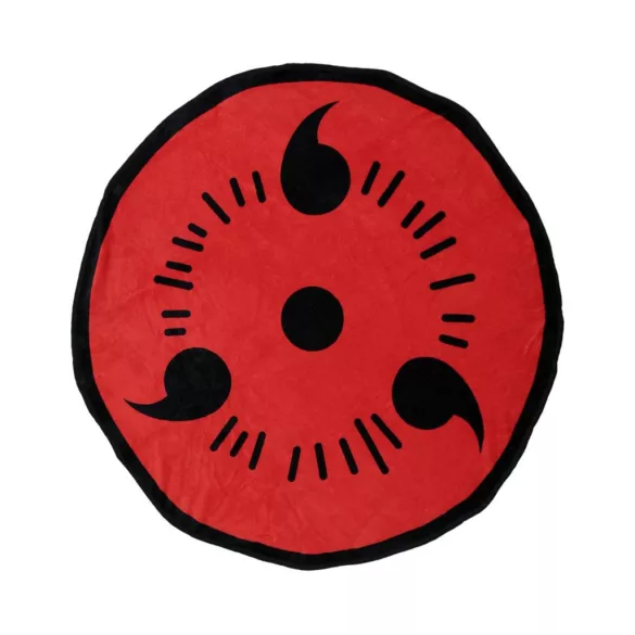 Naruto Shippuden Sharingan 48 Inch Round Fleece Throw Blanket-JFL-NARU-BL-31112-C