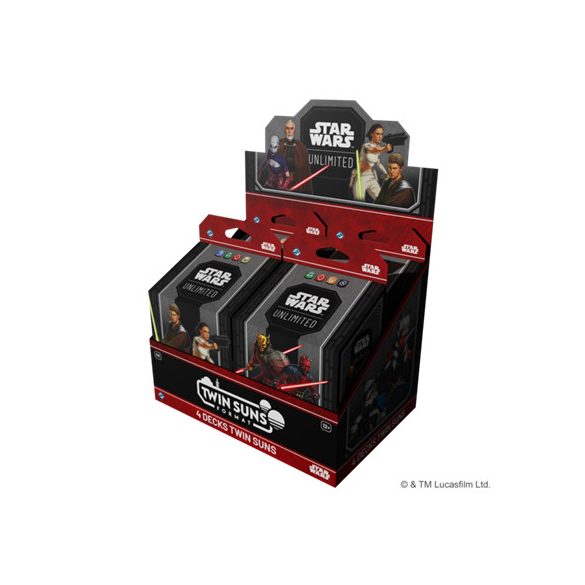 FFG - Star Wars: Unlimited 2026 Twin Suns Deck Display - EN-SWHA024
