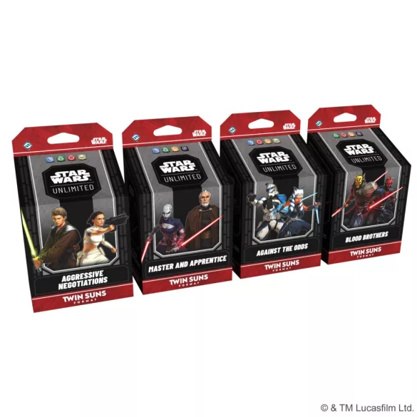 FFG - Star Wars: Unlimited 2026 Twin Suns Deck Display - angol kiadás